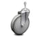 Service Caster 6 Inch Gray Polyurethane Wheel Swivel 3/8 Inch Threaded Stem Caster SCC SCC-TS20S614-PPUB-381615 - alternate 1